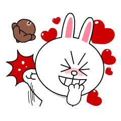 Lineスタンプ 全力アクション Lineキャラクターズ 24種類 250円